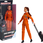 Image of ASTRONAUT DOLL (FEMALE) IN ORANGE SUIT (BOX)